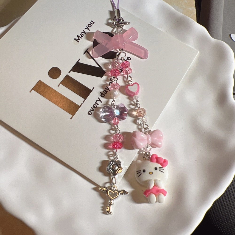 Sanrio Kitty phone charm